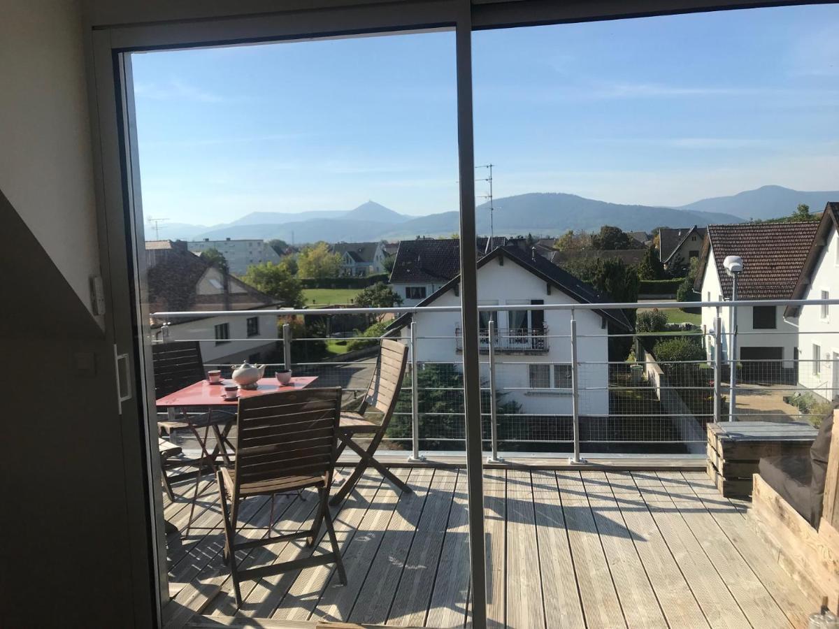 Appartement Chaleureux Et Lumineux Avec Vue ! Au Centre Alsace 塞莱斯塔 外观 照片