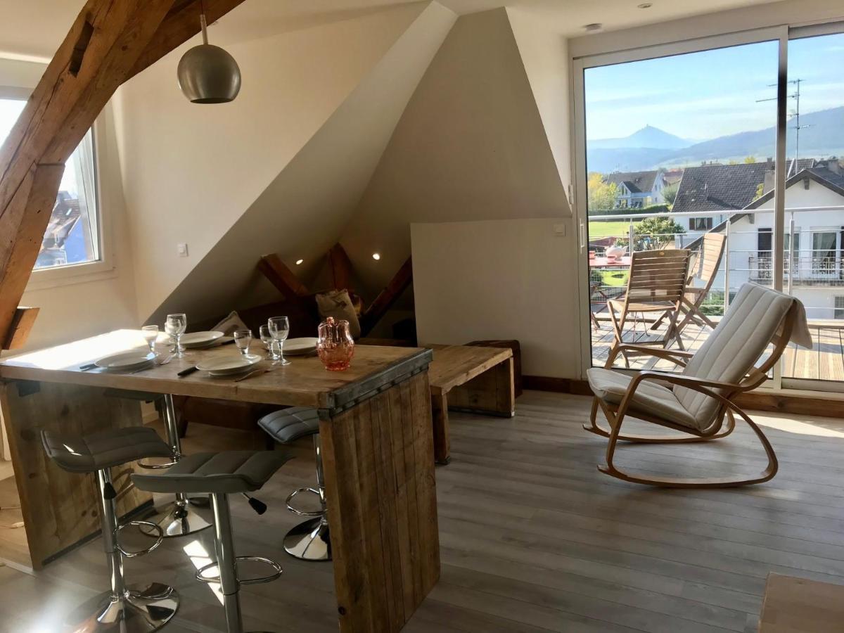 Appartement Chaleureux Et Lumineux Avec Vue ! Au Centre Alsace 塞莱斯塔 外观 照片